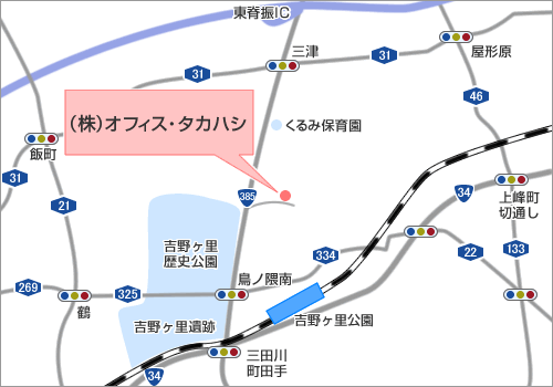 地図：佐賀県神埼郡吉野ヶ里町大曲6036