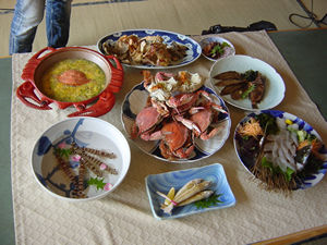 取材用料理