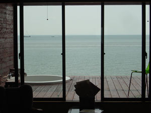 海上館 露天風呂